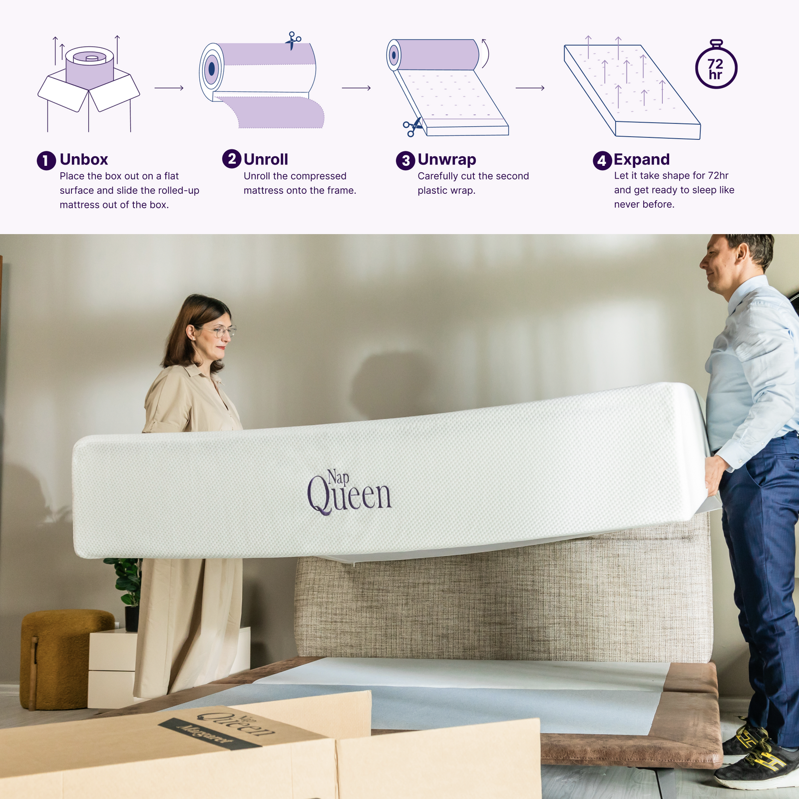 Bamboo Charcoal Infused Memory Foam Mattress | NapQueen