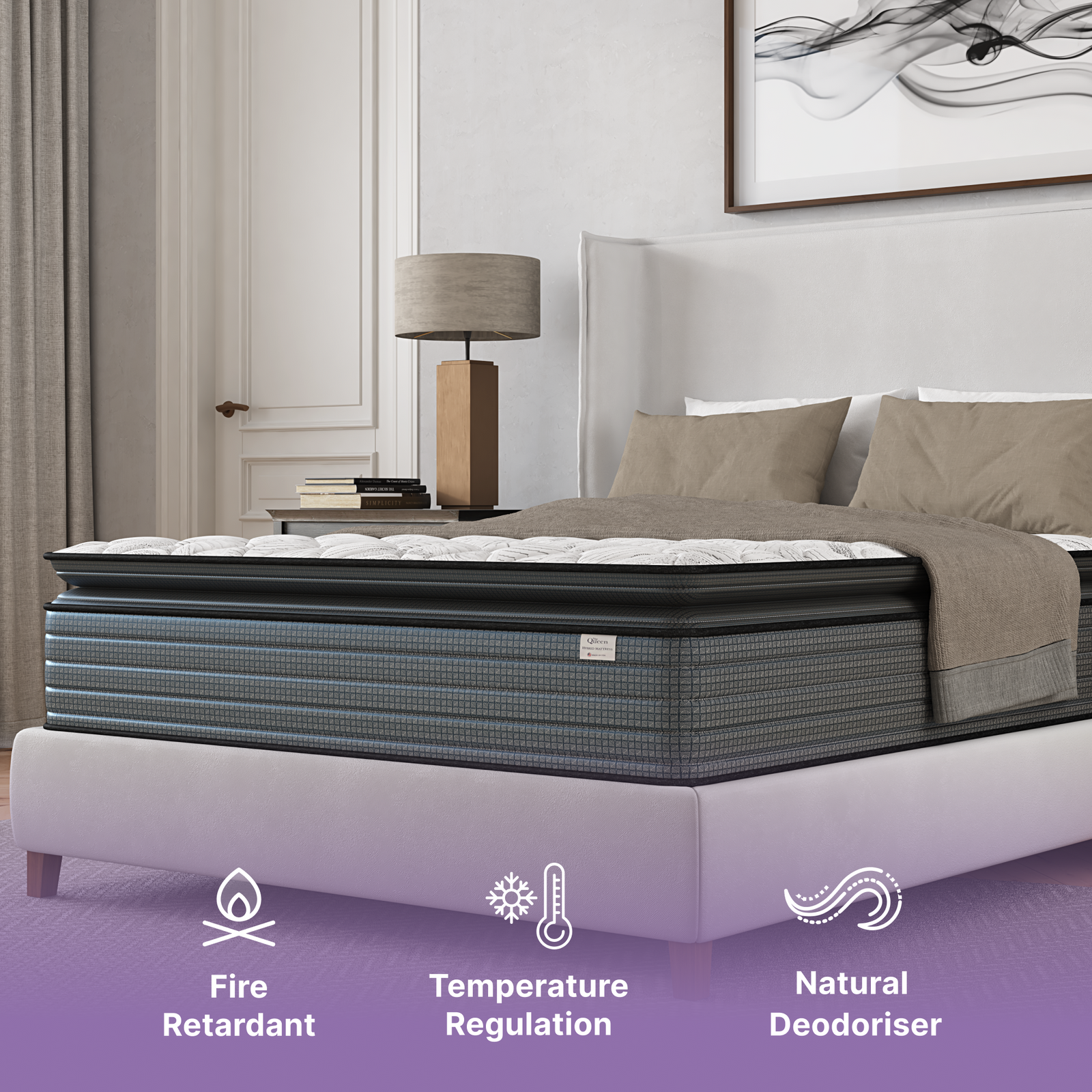 Isabella 14 Inch Hybrid Pillow Top Mattress | NapQueen