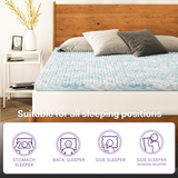 a bed with a mattress