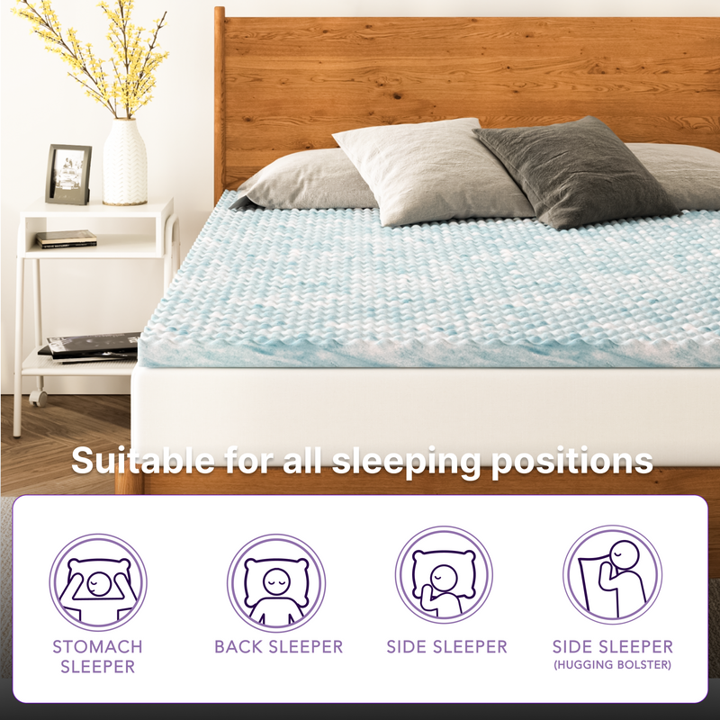 a bed with a mattress