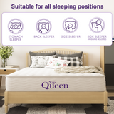 a bed with a napqueen mattress