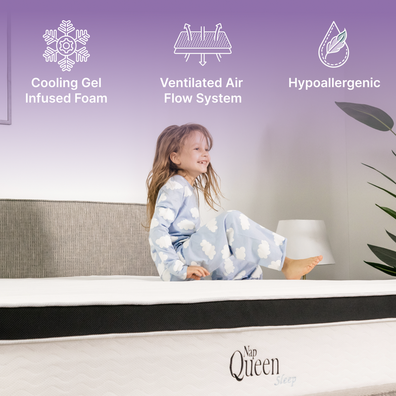 NapQueen Maxima Hybrid Mattress - Wake Up Refreshed and Rejuvenated