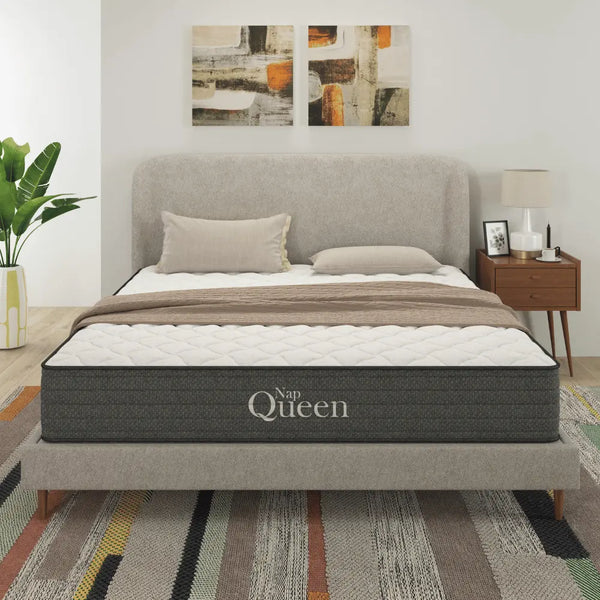 NapQueen 4 in. Queen Memory Foam Ventilated Mattress Topper