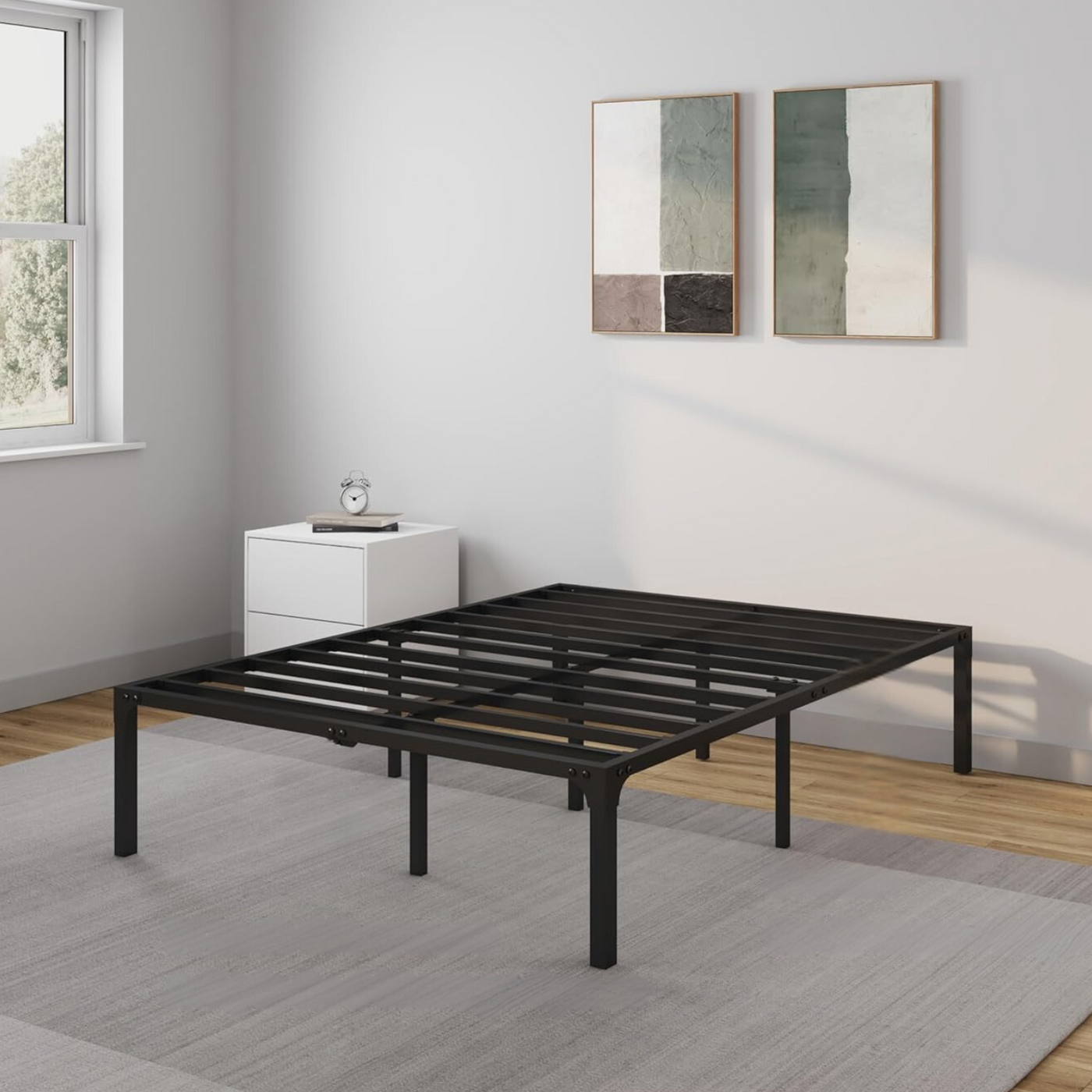 Zeta 16 Inch Metal Platform Bed Frame – NapQueen