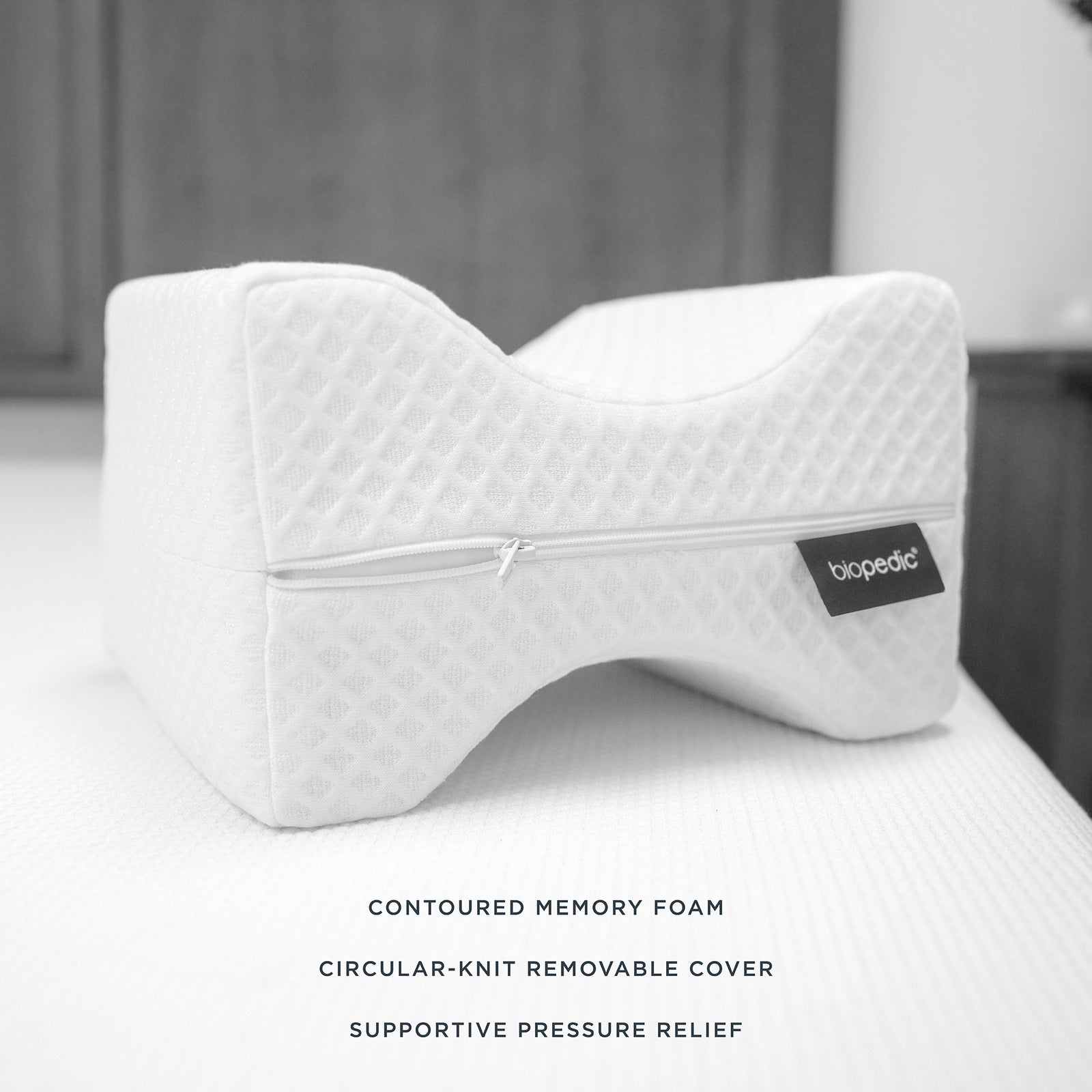 memory foam pillow biopedic knee pillow