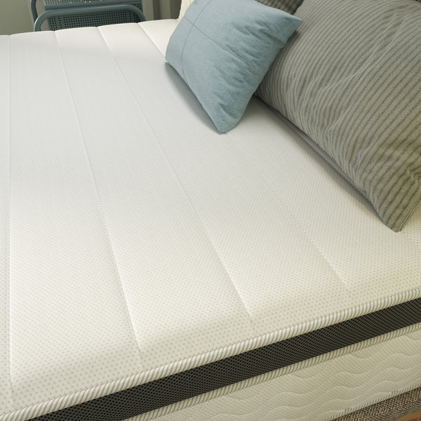 Close-up of NapQueen Maxima Hybrid Mattress - Comfort and Support